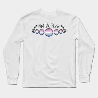 Not a Phase - Bigender Pride Long Sleeve T-Shirt